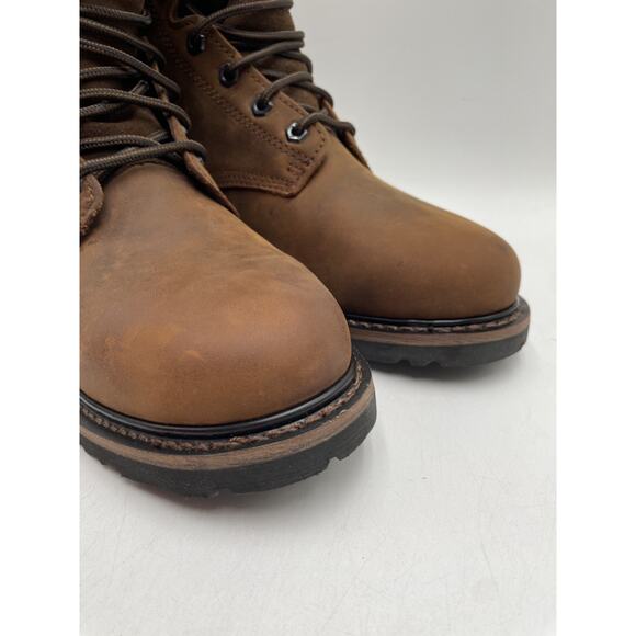 Justin DRYWALL BROWN COWHIDE SE960 Men's NWD Boot Brown Mismatched Sizes - Picture 2 of 11